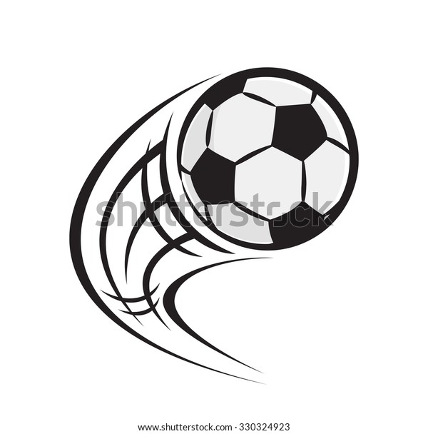 Soccer Ball Through Net Stock Vector (Royalty Free) 330324923 ...