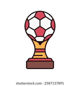 soccer ball trophy symbolizing German football