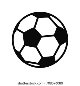 Soccer Ball Icon Soccer Ball Isolated Stock Vector (Royalty Free ...