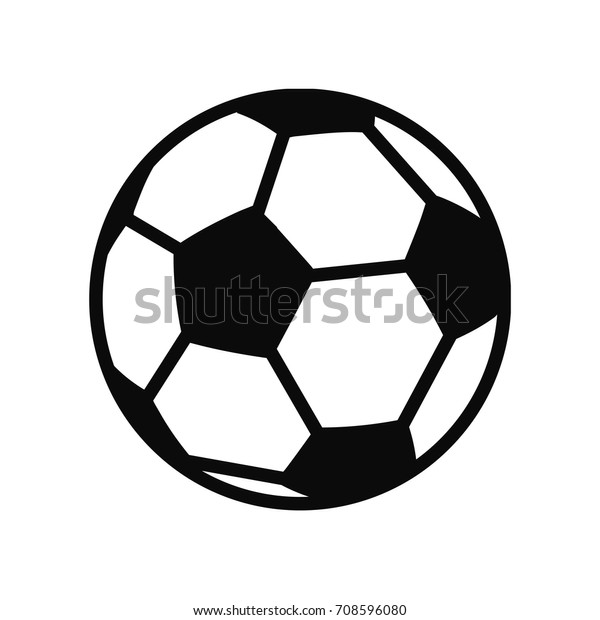 サッカーボールのバリアント記号のアイコン サッカーのアイコン サッカーボールのイラストeps10 のベクター画像素材 ロイヤリティフリー 708596080