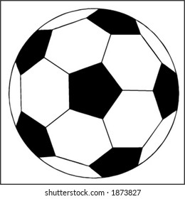 SOCCER BALL (vector)