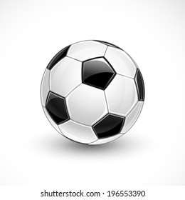 Soccer ball. Vector