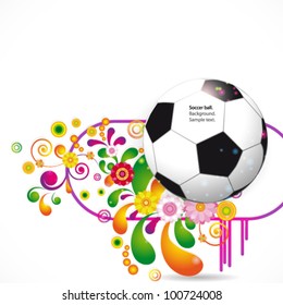 Soccer Ball vector background