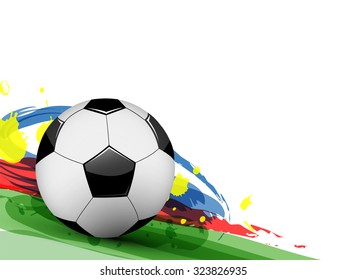 Soccer ball vector deign abstract