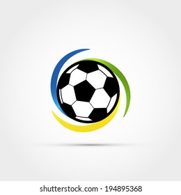 Soccer ball vector design