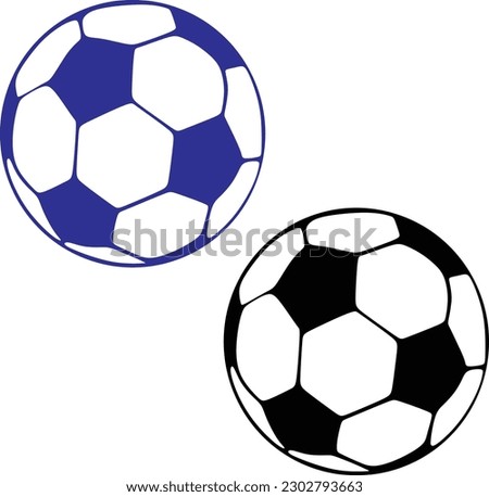 Soccer ball vector design illustration