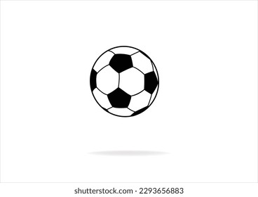 Fußball-Vektorgrafik, handgezeichnet