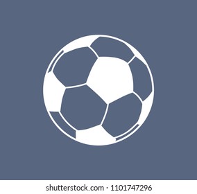 Soccer ball vector icon