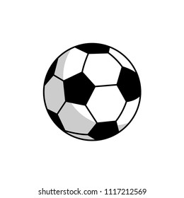 Soccer ball vector icon