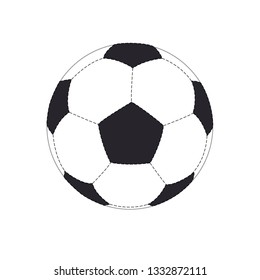 soccer ball, vector icon