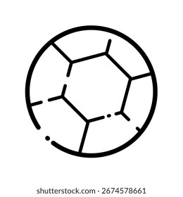 Soccer ball - vector icon