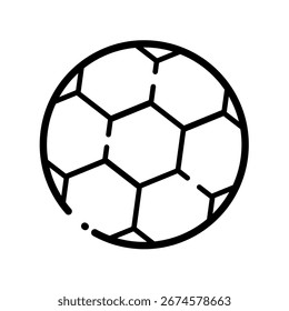 Soccer ball - vector icon