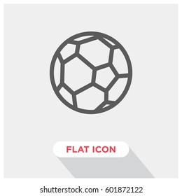 Soccer ball vector icon