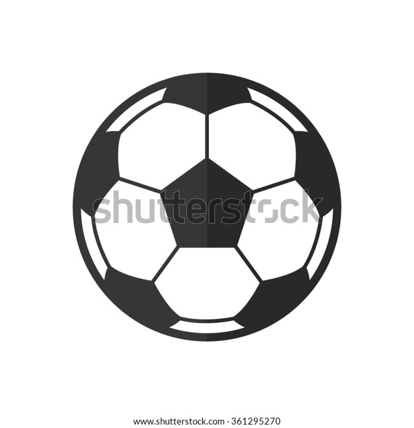 Vector de stock (libre de regalías) sobre Balón de fútbol - icono