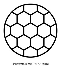 Soccer Ball vector icon. Can be used for printing, mobile and web applications.