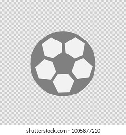 Soccer ball vector icon eps 10. Football symbol.