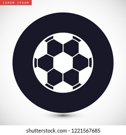 soccer ball vector icon eps 10