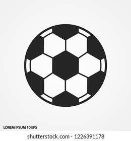soccer ball vector icon eps 10