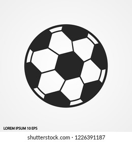 soccer ball vector icon eps 10