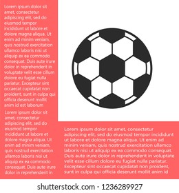 soccer ball vector icon eps 10