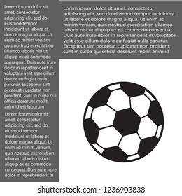 soccer ball vector icon eps 10