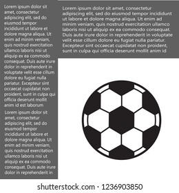 soccer ball vector icon eps 10