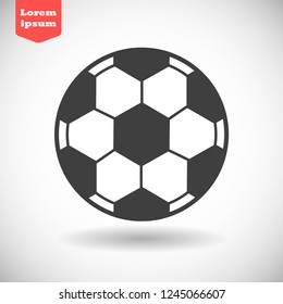 soccer ball vector icon eps 10