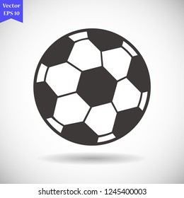 soccer ball vector icon eps 10