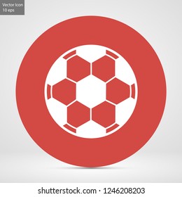 soccer ball vector icon eps 10