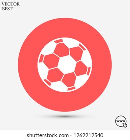 soccer ball vector icon eps 10