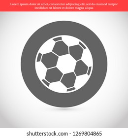 soccer ball vector icon eps 10