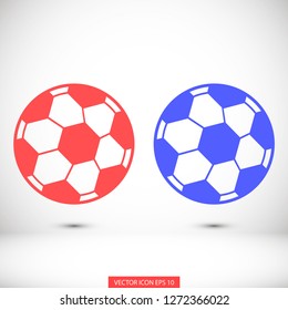 soccer ball vector icon eps 10