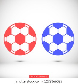 soccer ball vector icon eps 10