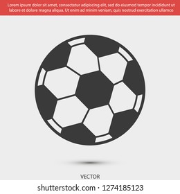 soccer ball vector icon eps 10