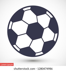 soccer ball vector icon eps 10