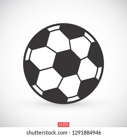 soccer ball vector icon eps 10