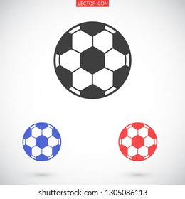soccer ball vector icon eps 10