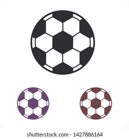 soccer ball vector icon eps 10 , Lorem ipsum Flat design