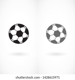 soccer ball vector icon eps 10 , Lorem ipsum Flat design