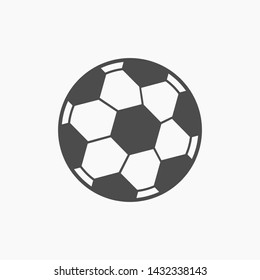 soccer ball vector icon eps 10 , Lorem ipsum Flat design