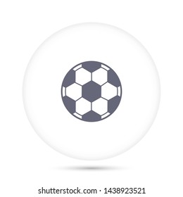 soccer ball vector icon eps 10 , Lorem ipsum Flat design