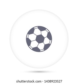 soccer ball vector icon eps 10 , Lorem ipsum Flat design