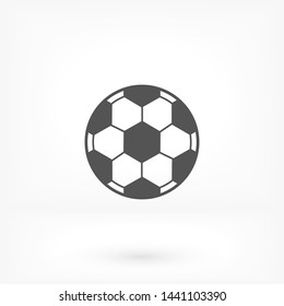 soccer ball vector icon eps 10 , Lorem ipsum Flat design