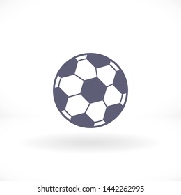 soccer ball vector icon eps 10 , Lorem ipsum Flat design