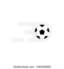 Soccer ball vector icon flat style illustration for web, mobile, logo, application and graphic design. Ball Icon Vector, Soccer ball vector icon simple sign and modern symbol.