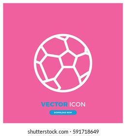 soccer ball vector icon illustration