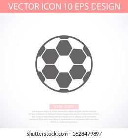 Soccer ball vector icon. Soccer ball isolated on a white background. Vector logo illustration.vector icon Football sport symbo