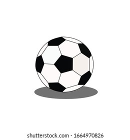 Soccer ball vector icon, logo,