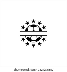 Soccer ball vector icon simple sign and modern symbol, EPS10. 