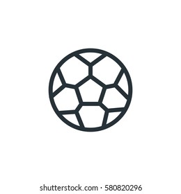 Soccer ball vector icon, sports symbol. Modern, simple flat vector illustration for web site or mobile app